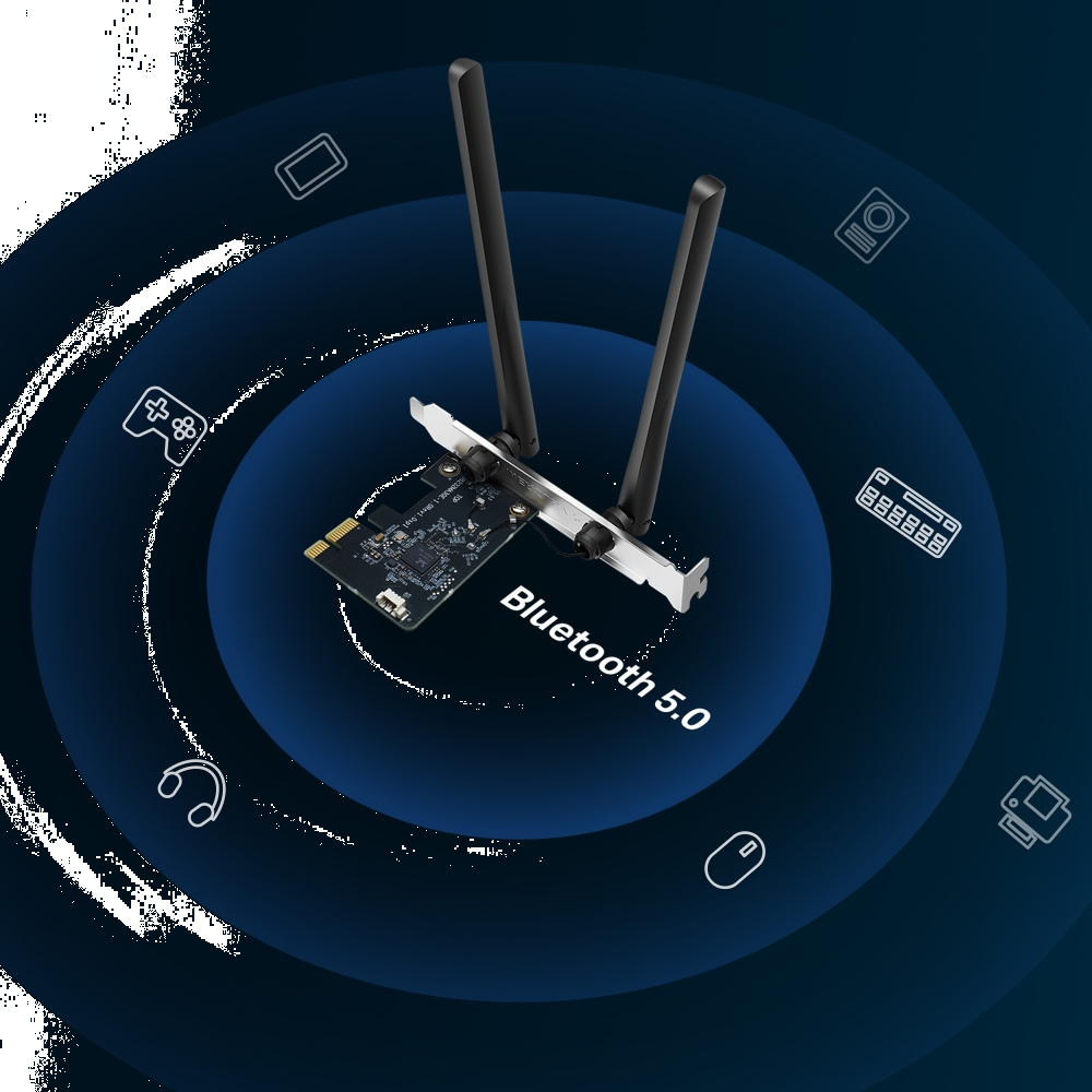 Mercusys MA30E AC1200 Bluetooth PCI-E Adaptör
