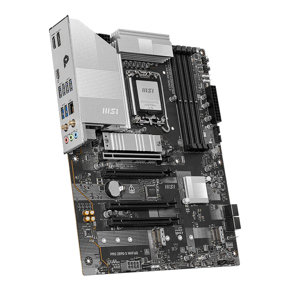 MSI PRO Z890-S WIFI6E 8800MHz(OC) DDR5 Soket 1851 M.2 HDMI DP ATX Anakart