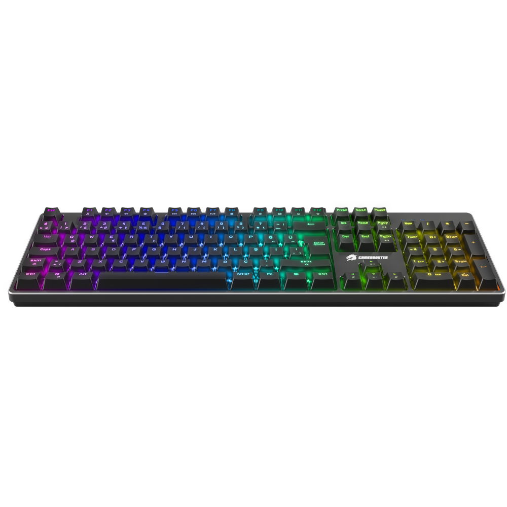 GameBooster G24B Enigma Rainbow Aydınlatmalı Red Switch Siyah Mekanik Gaming Klavye