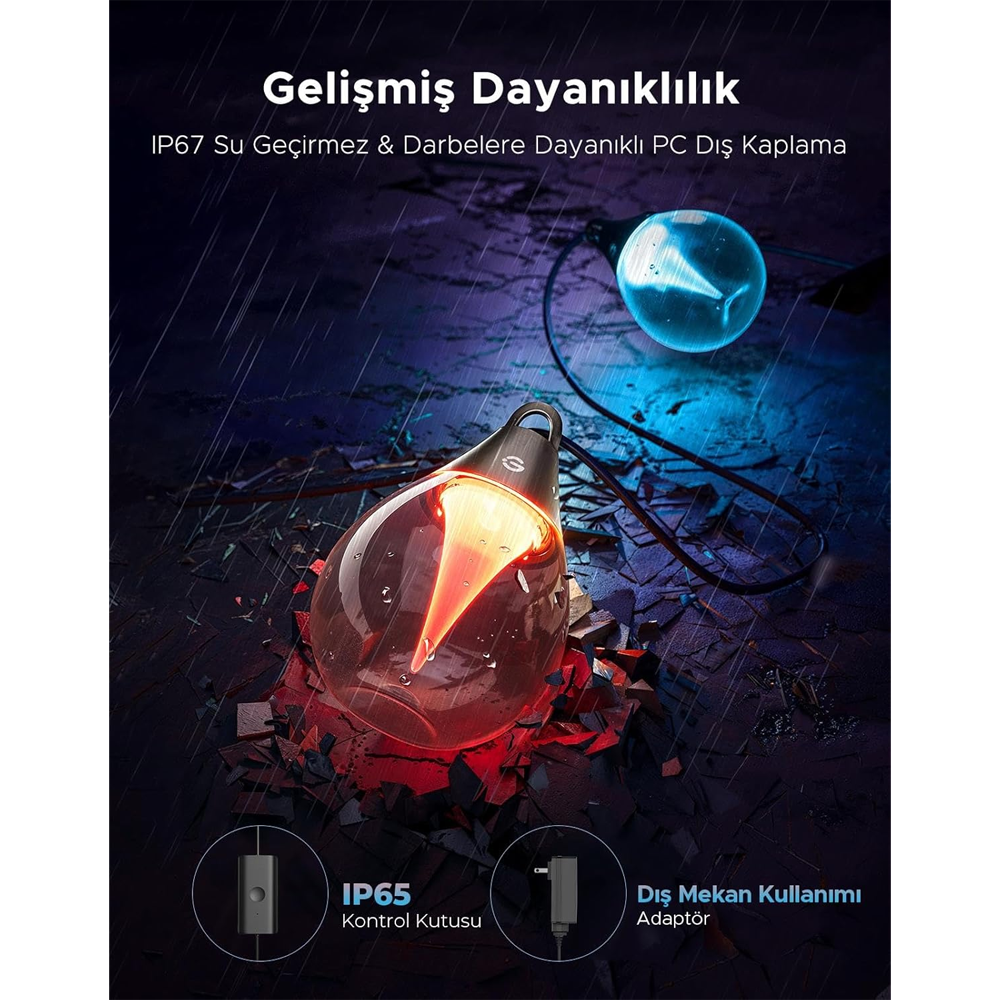 Govee Şeffaf Dış Mekan Işıkları