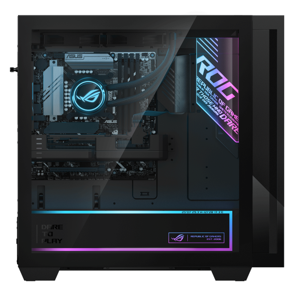 ASUS ROG G700TF 80+ Gold 850W Ryzen 7 9800X3D 16GB DDR5 1TB SSD RTX5080 PRIME 16GB GDDR7 FreeDOS Masaüstü Gaming Bilgisayar