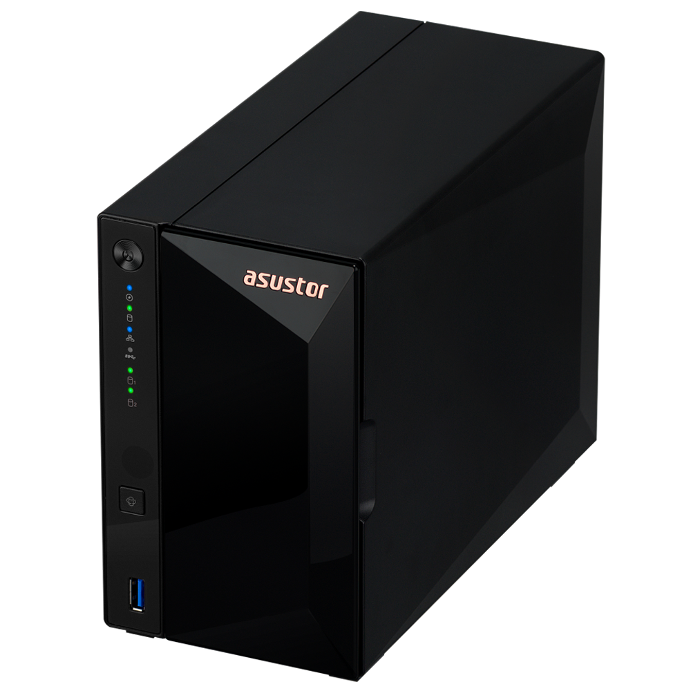 ASUSTOR Drivestor 2 Pro Gen2 AS3302T V2 Realtek RTD1619B 2GB DDR4 2 Yuvalı 2.5GbE USB 3.2 NAS Depolama Cihazı