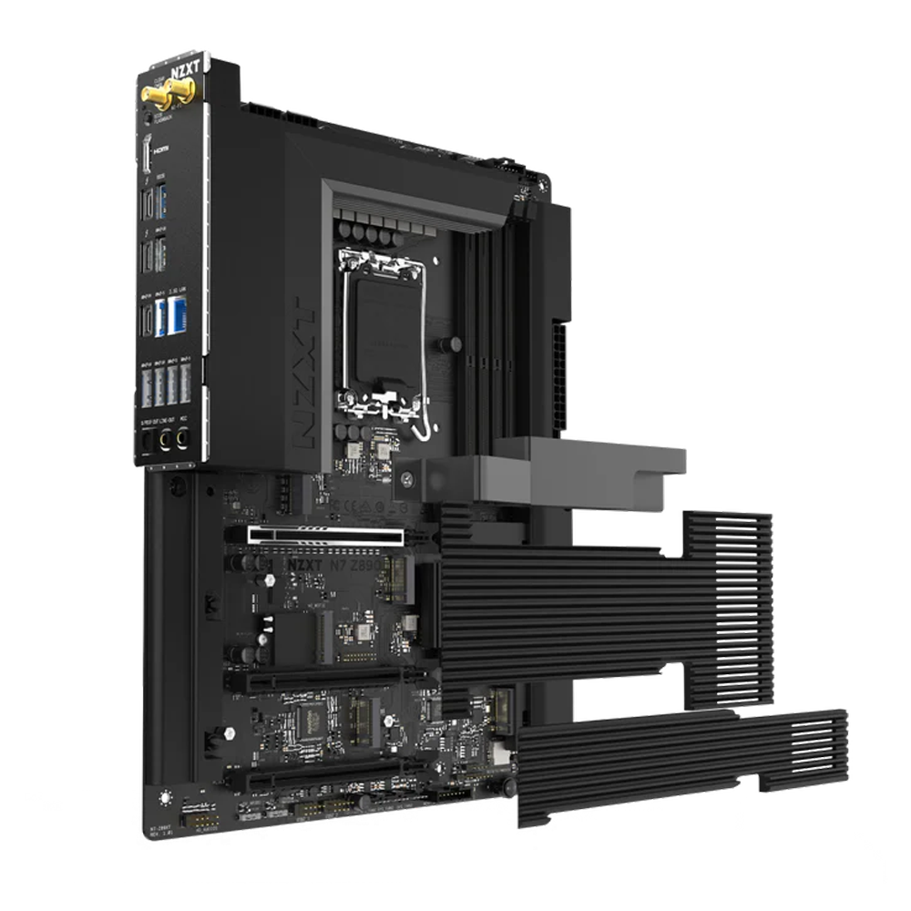 NZXT N7 Z890 8000MHz(OC) DDR5 Soket LGA 1851 M.2 HDMI ATX Anakart