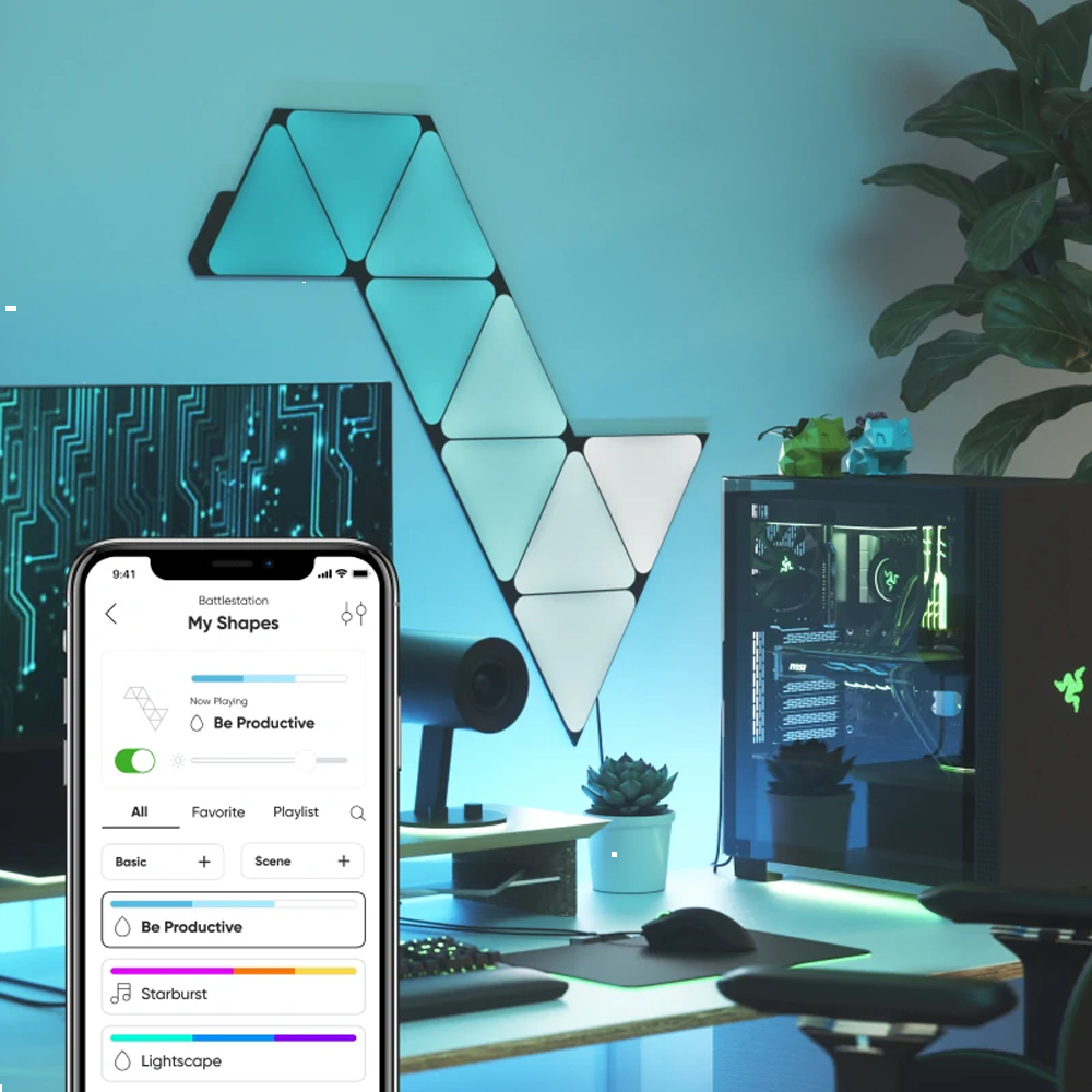 Nanoleaf RGBW Üçgen Duvar Aydınlatma