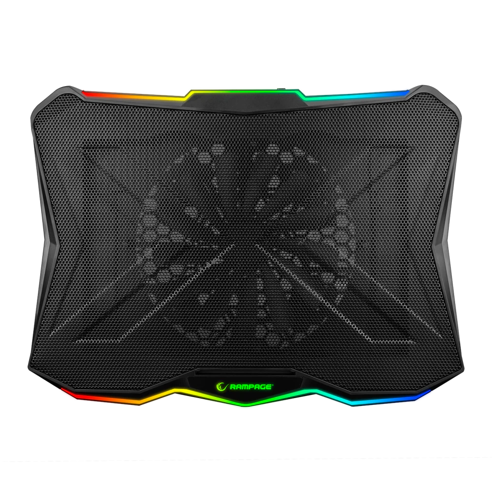 Rampage SHOWY 17" RGB Siyah Notebook Soğutucu Stand