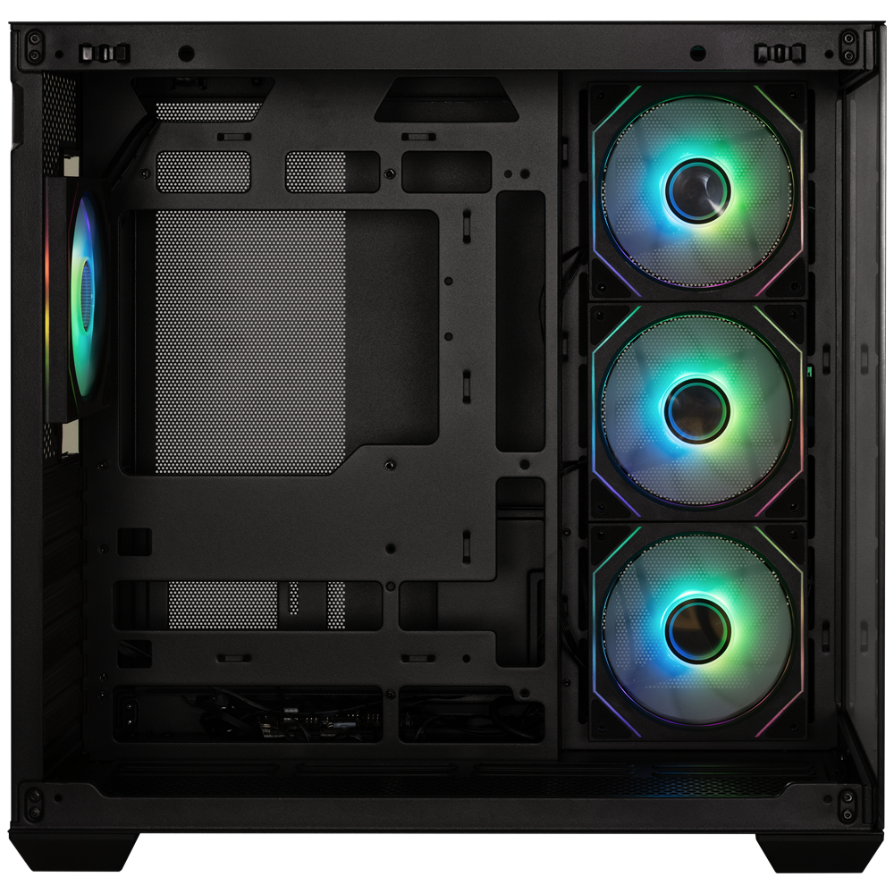 BitFenix AL118 1000W 80+ Gold Gen5 ATX 3.0 Tempered Glass ARGB USB 3.0 ATX Mid Tower Siyah Kasa