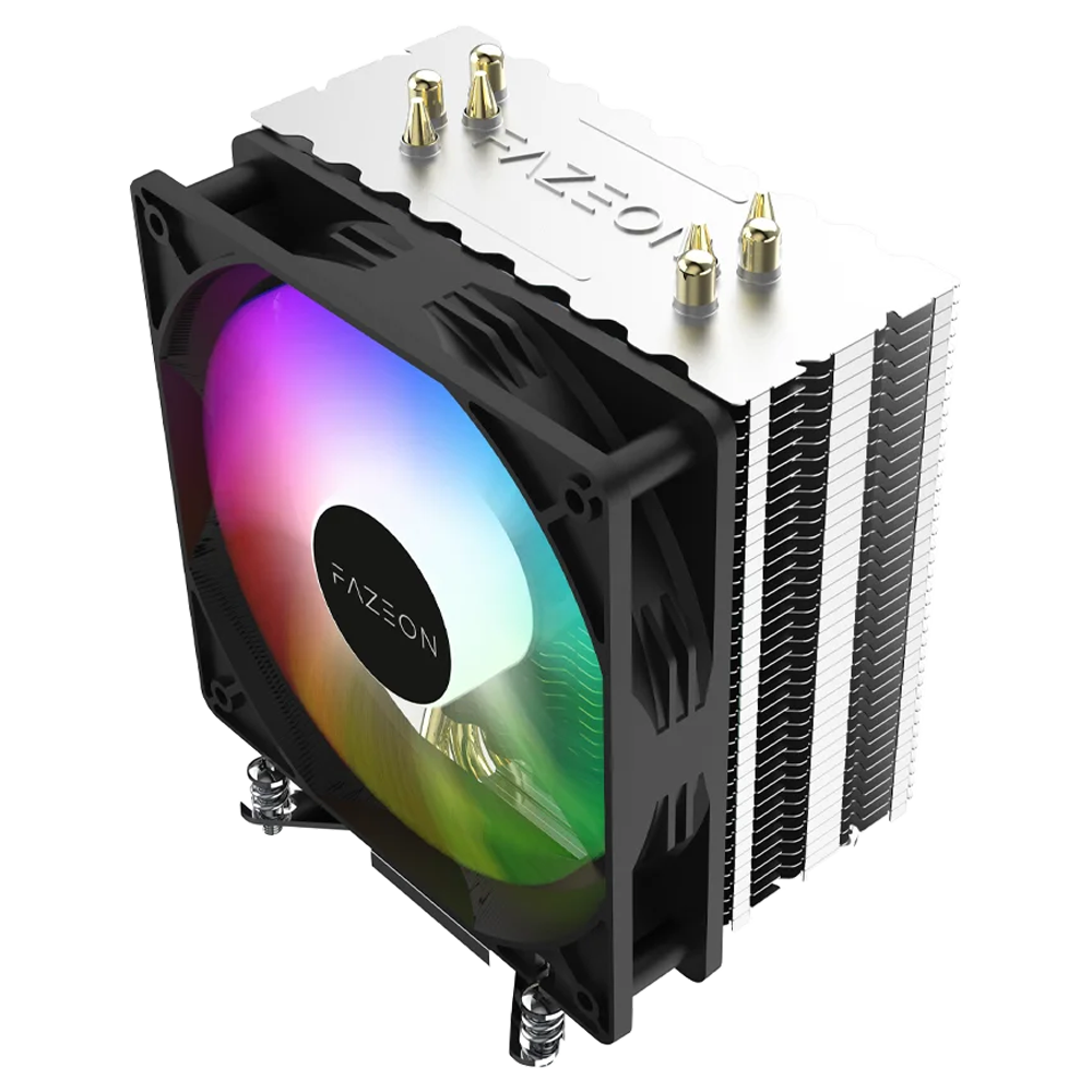 FAZEON A3120TRA 12cm RGB Kule Tipi Siyah İşlemci Soğutucu