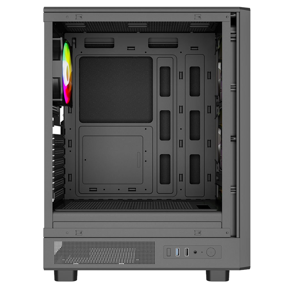 PowerBoost A601B 600W 80+ Bronze Tempered Glass USB 3.0 RGB Siyah ATX Mid Tower Kasa