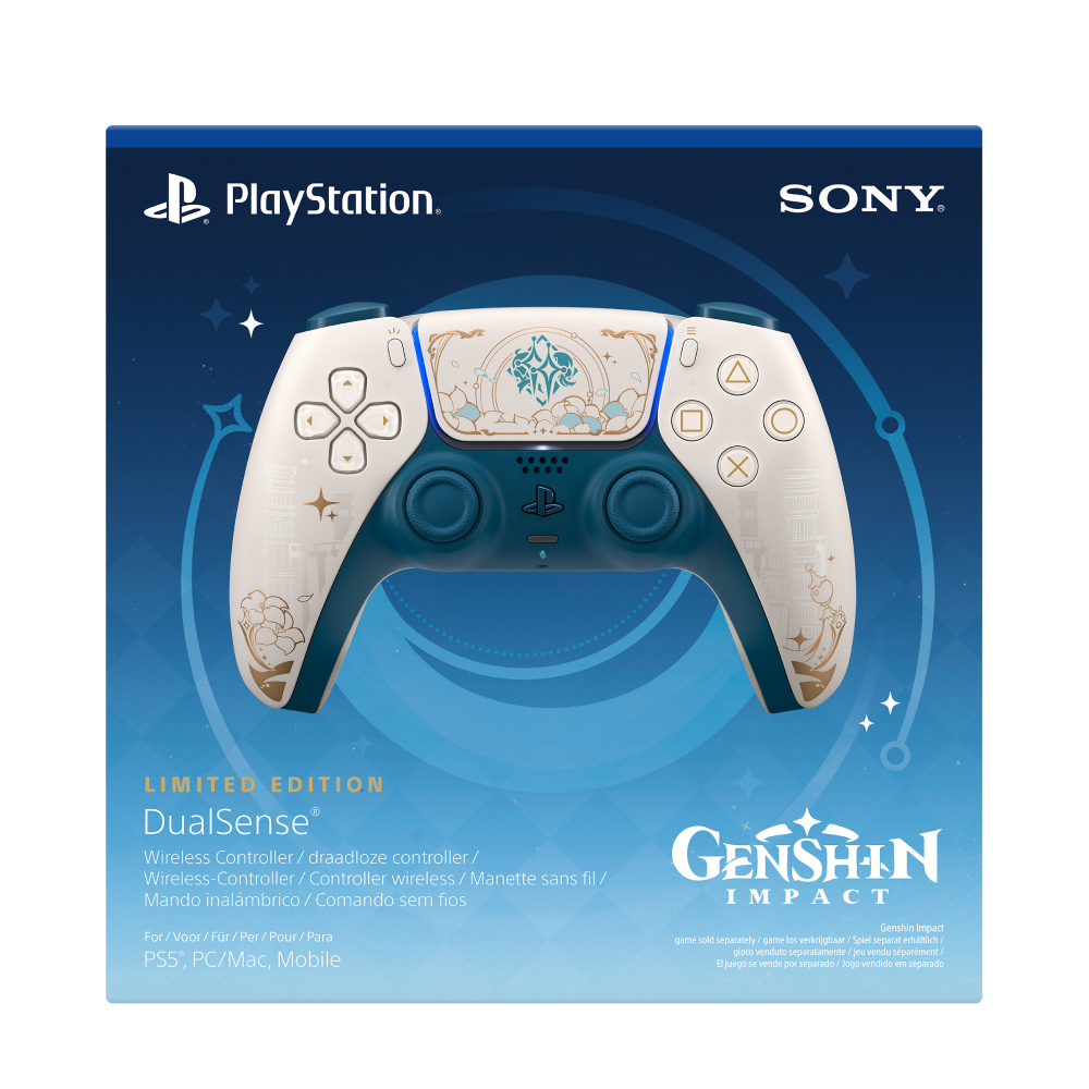 Sony DualSense Genshin Impact Limitli Sürümü Kablosuz PS5 Gamepad (Resmi Distribütör Garantili)