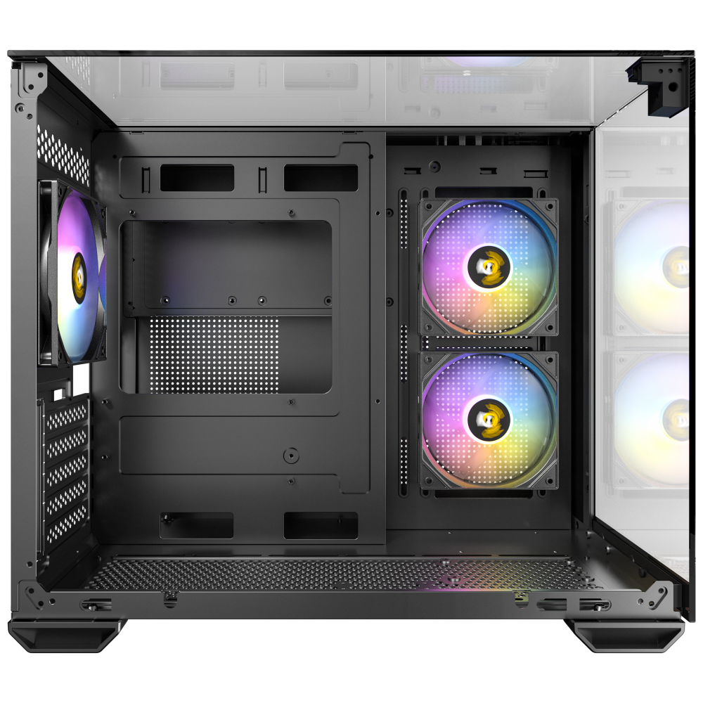 ANTEC CX60M Tempered Glass ARGB Siyah mATX Bilgisayar Kasası