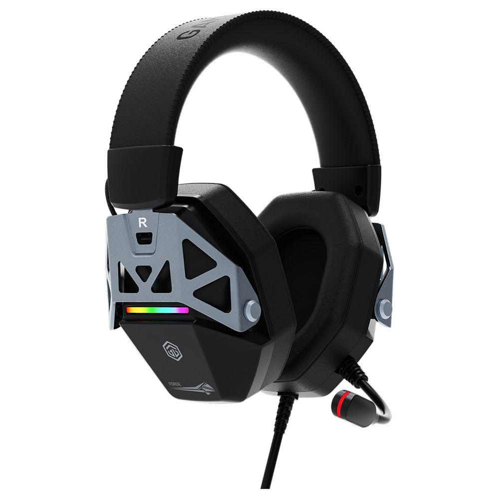 GameBooster GB-H15B Forge RGB Virtual Enc 7.1 Surround Siyah Kablolu Gaming Kulaklık