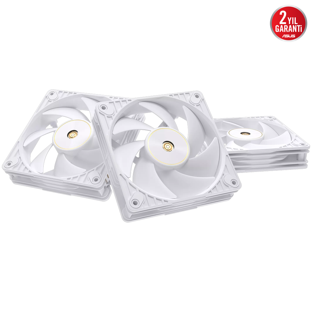 ASUS PROART PF120 PWM Beyaz 120mm Üçlü Kasa Fanı