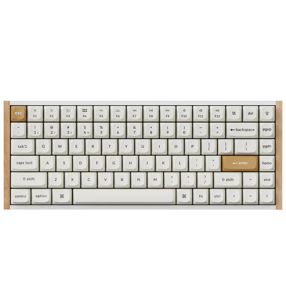 Keychron K2 HE Hall Efect Switch Hotswap RGB Türkçe Kablosuz Beyaz Gaming Klavye