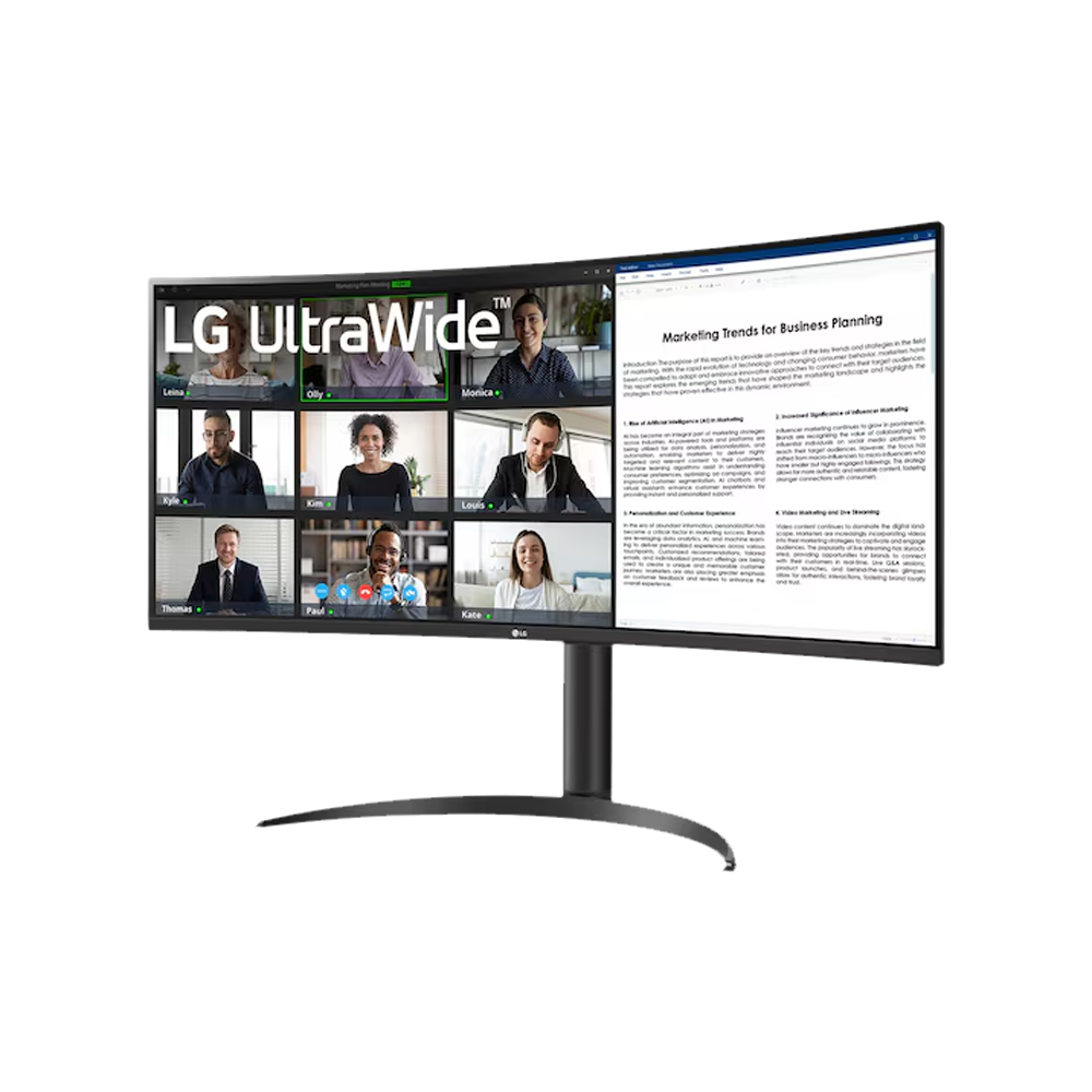 LG UltraWide 34WR55QK-B 34'' 100Hz 5ms HDMI DP WQHD Curved 1800R VA Gaming Monitör