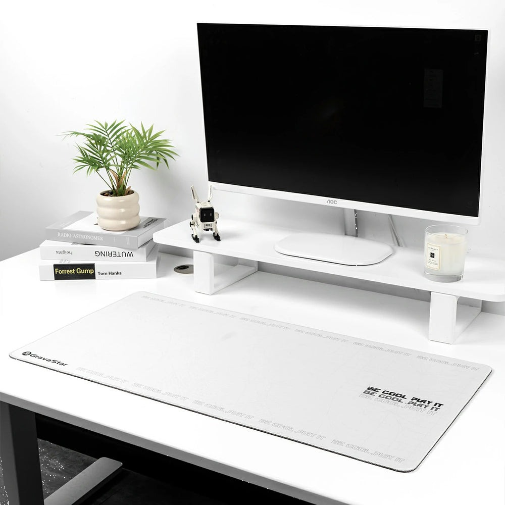GravaStar GS-A8-MPDR-WHT XL Kaymaz Taban Beyaz Mouse Pad