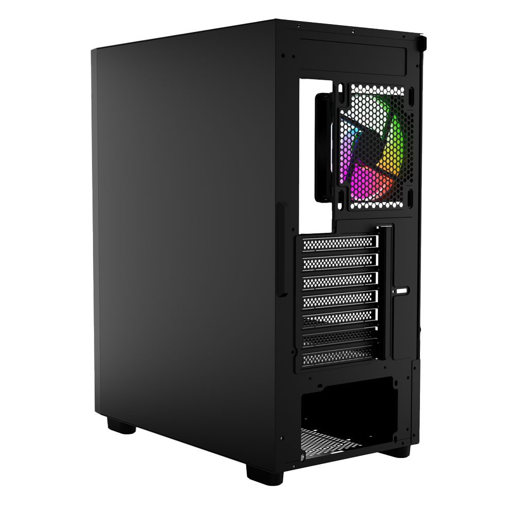 GameBooster CRUX E650B 650W 80+ USB 3.0 Mesh Rainbow Fanlı ATX Mid Tower Gaming Kasa 