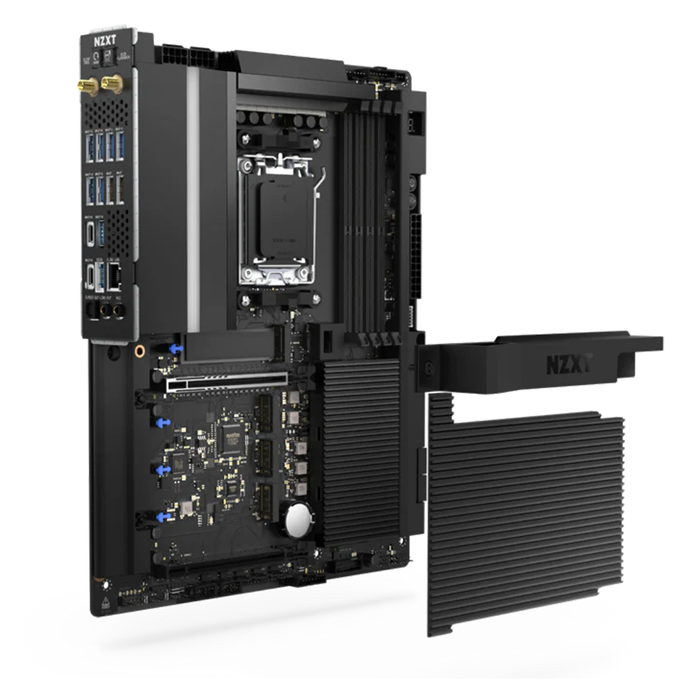 NZXT N9 X870E 8000MHz(OC) DDR5 Soket  AM5 WIFI7 M.2  RGB ATX Anakart