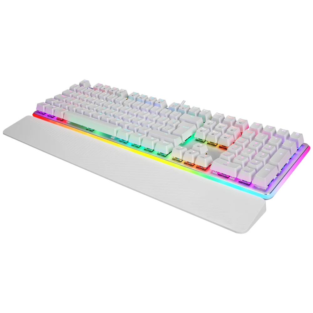 Rampage KB-R96 ULTIMATE Red Switch RGB Beyaz Türkçe Kablolu Mekanik Gaming Klavye