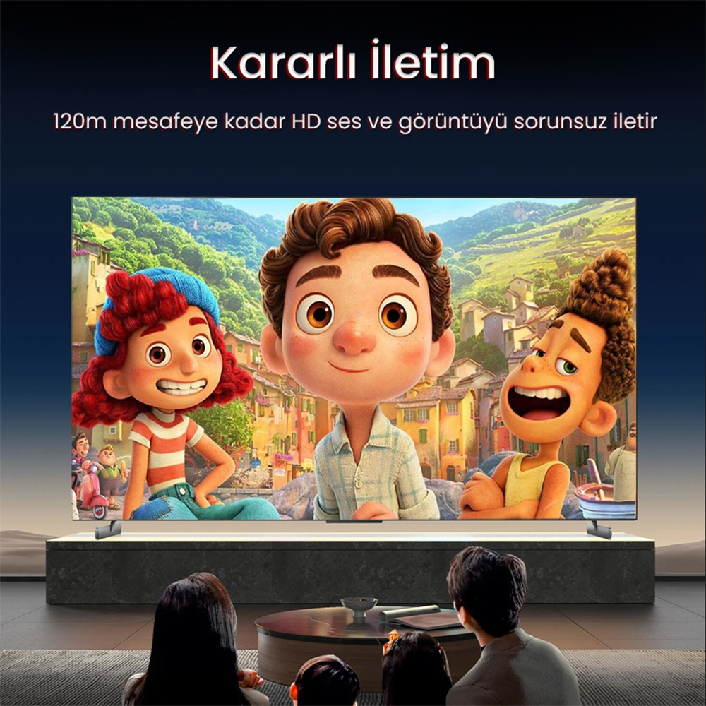 Veggieg 1080P 60Hz CAT5E/6E HDMI Menzil Genişletici Uzatıcı 60 Metre