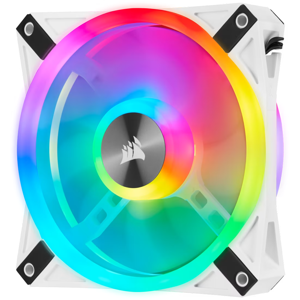 CORSAIR iCUE QL120 RGB PWM White 120mm Fan