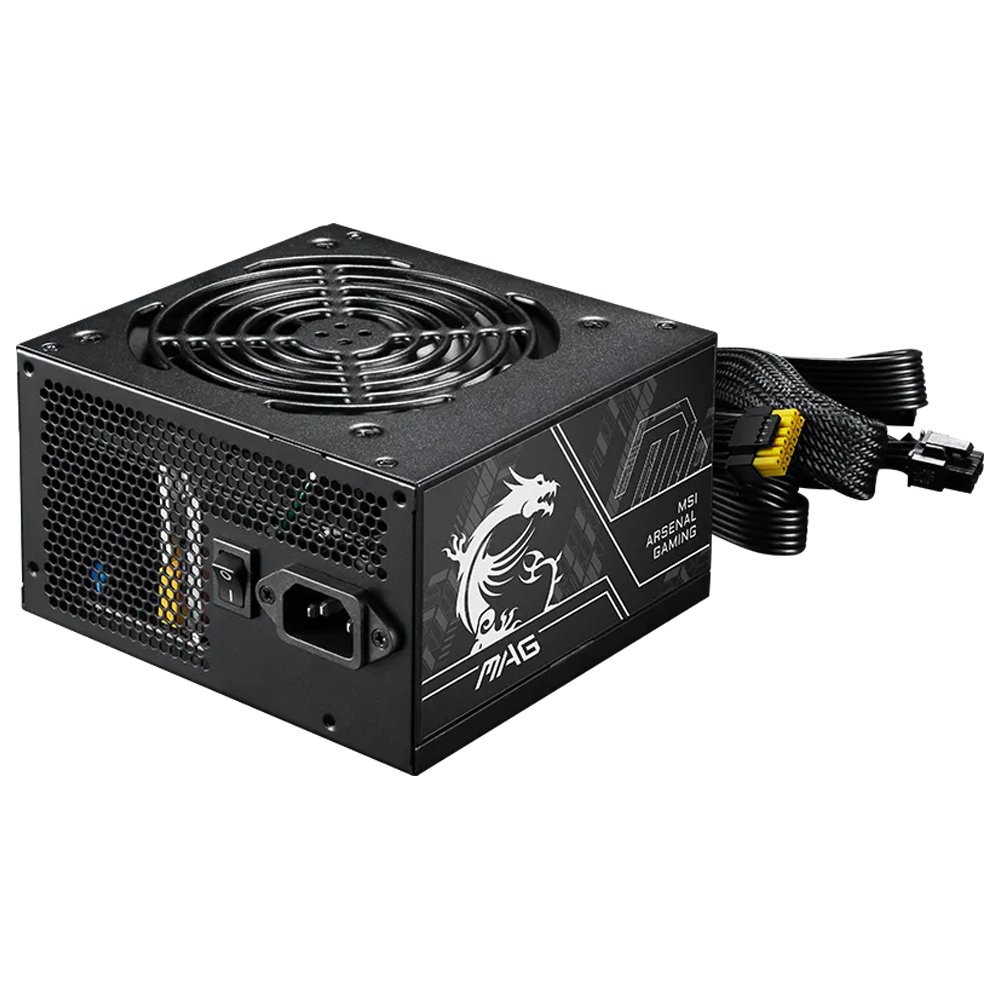 MSI MAG A750BN PCIE5 II 750W 80+ Bronze GEN 5.1 ATX 3.1 120mm Fanlı PSU