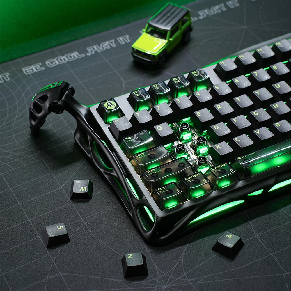 GravaStar Mercury K98 Pro RGB Ufo Switch Phantom Black Mekanik Kablosuz Gaming Klavye
