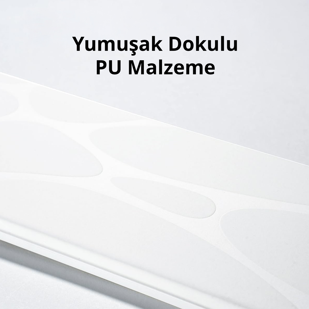 GravaStar GS-A7-WR-WHT Kaymaz Taban Beyaz Klavye Bilek Desteği