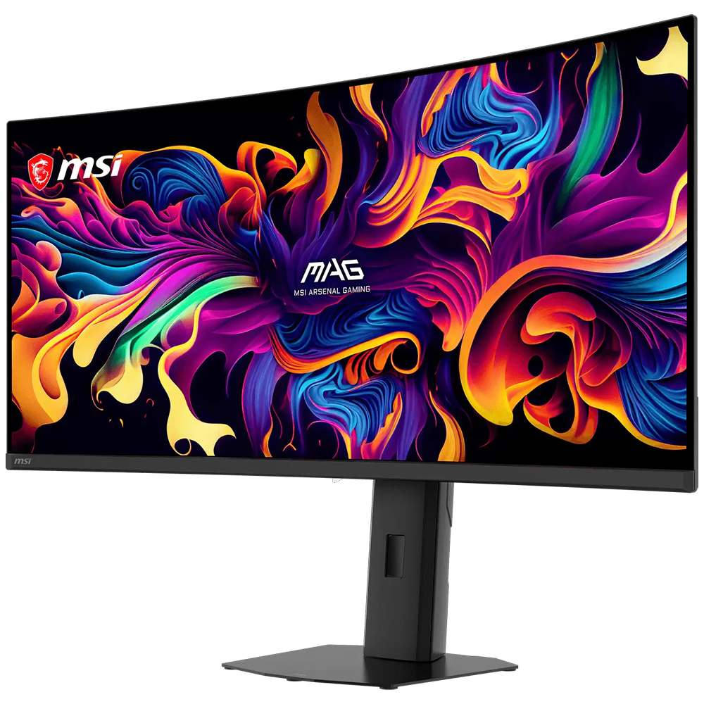 MSI MAG 341CQP QD-OLED X28 34" 280Hz 0.03ms HDMI DP Adaptive Sync HDR500 UWQHD OD-OLED Curved 1800R Monitör