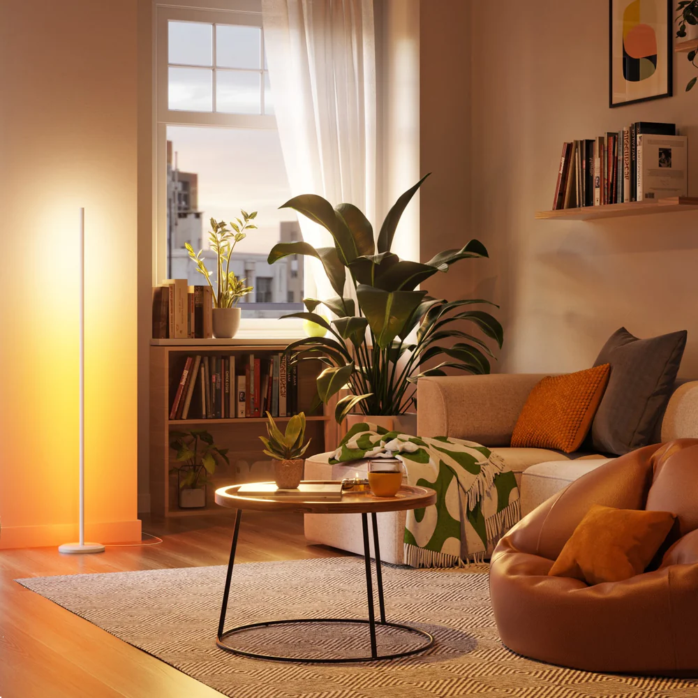 Nanoleaf RGBW Beyaz Dikey Yer Lambası Aydınlatma