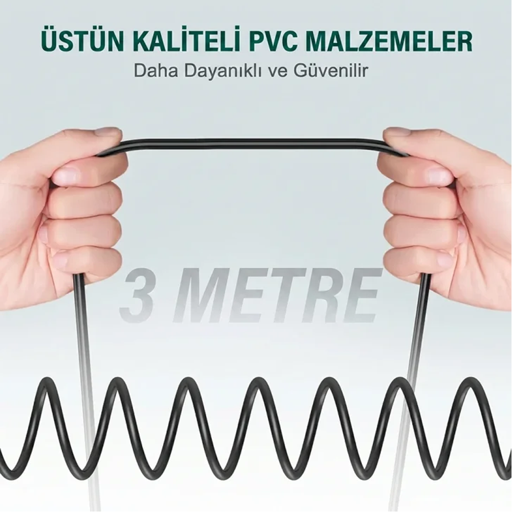 FIFINE L9 Profesyonel XLR Mikrofon Kablosu 3 Metre
