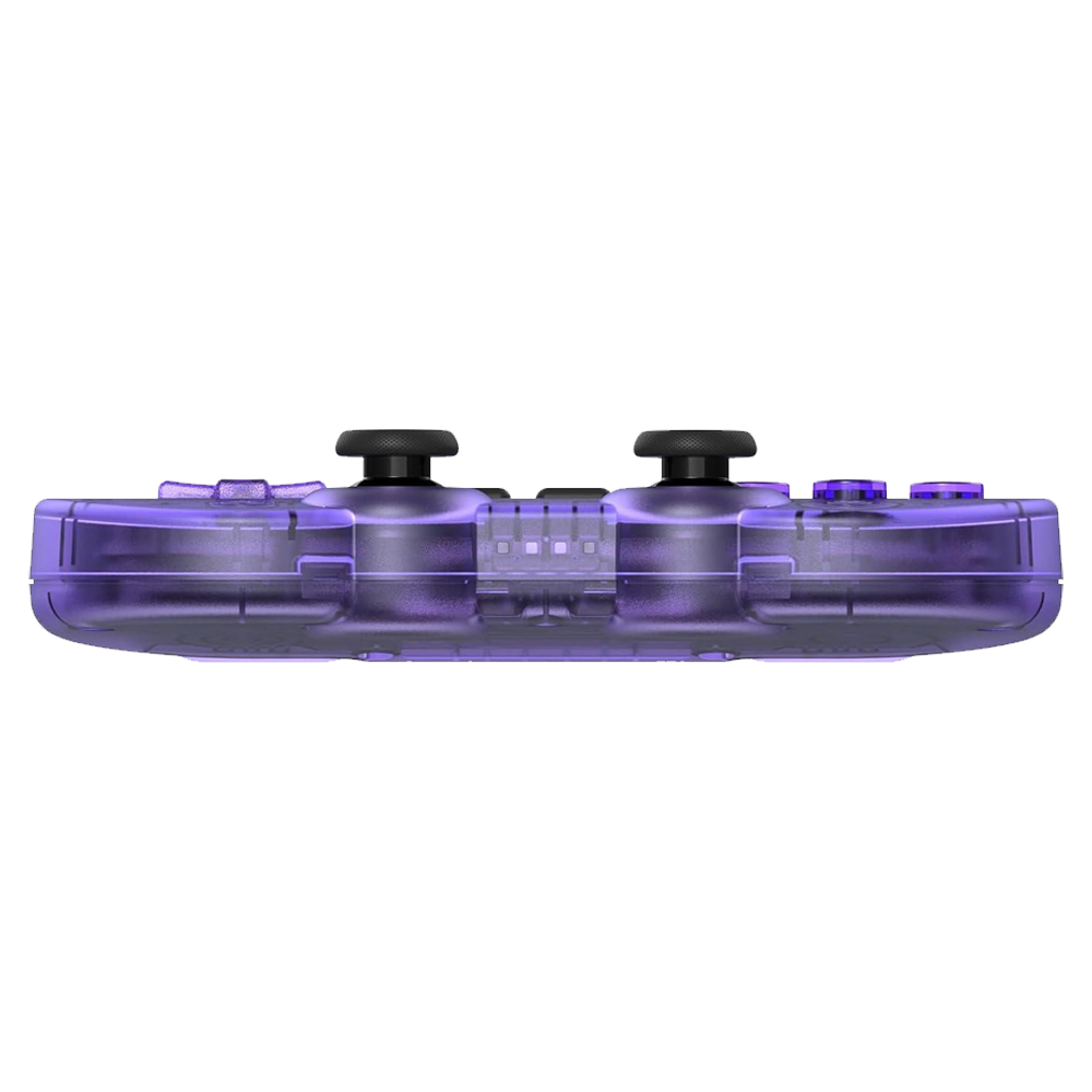 8BitDo Sn30 Pro Hall Efect Kablosuz Transparan Mor Gamepad