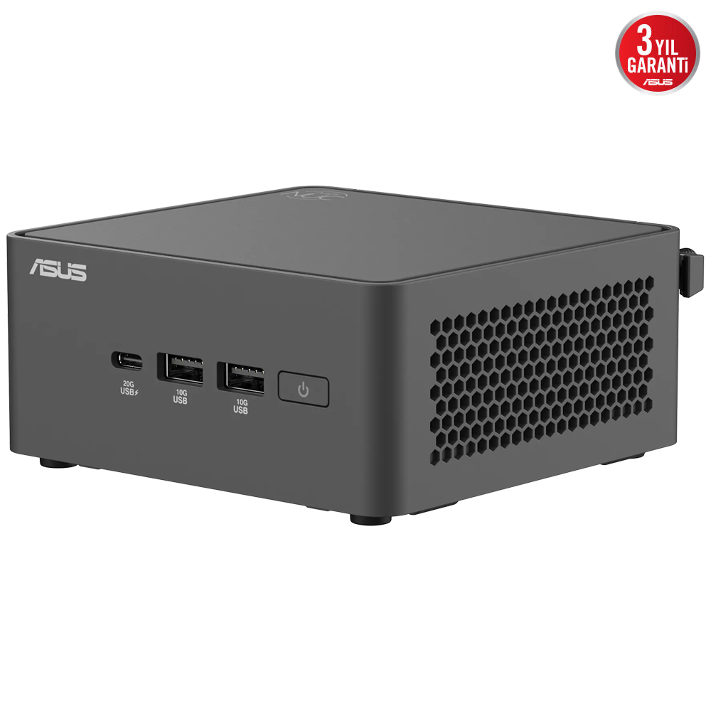 MSI NUC 15 Pro Slim Kit RNUC15CRKI300002 Core 3-100U Barenone Thınderbolt 4 FreeDos Mini PC