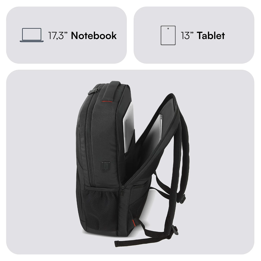 MACK MCC-807 18 Business X Notebook Siyah Sırt Çantası