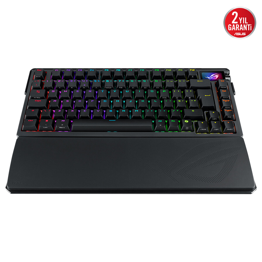 ASUS ROG Azoth Extreme ROG NX Snow Switch İngilizce RGB Mekanik Kablosuz Siyah Gaming Klavye
