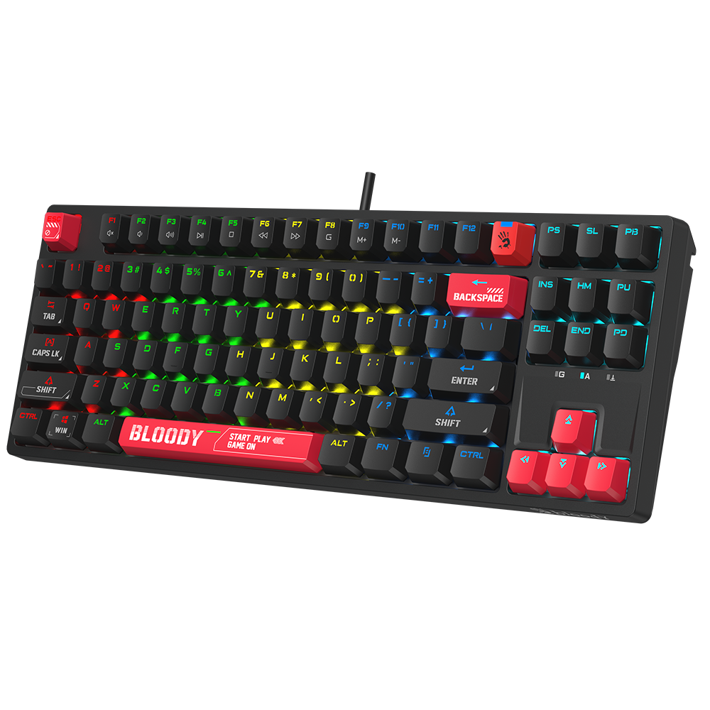  Bloody S87 BLMS Red Switch Hot Swap RGB Kablolu Mekanik Gaming Klavye