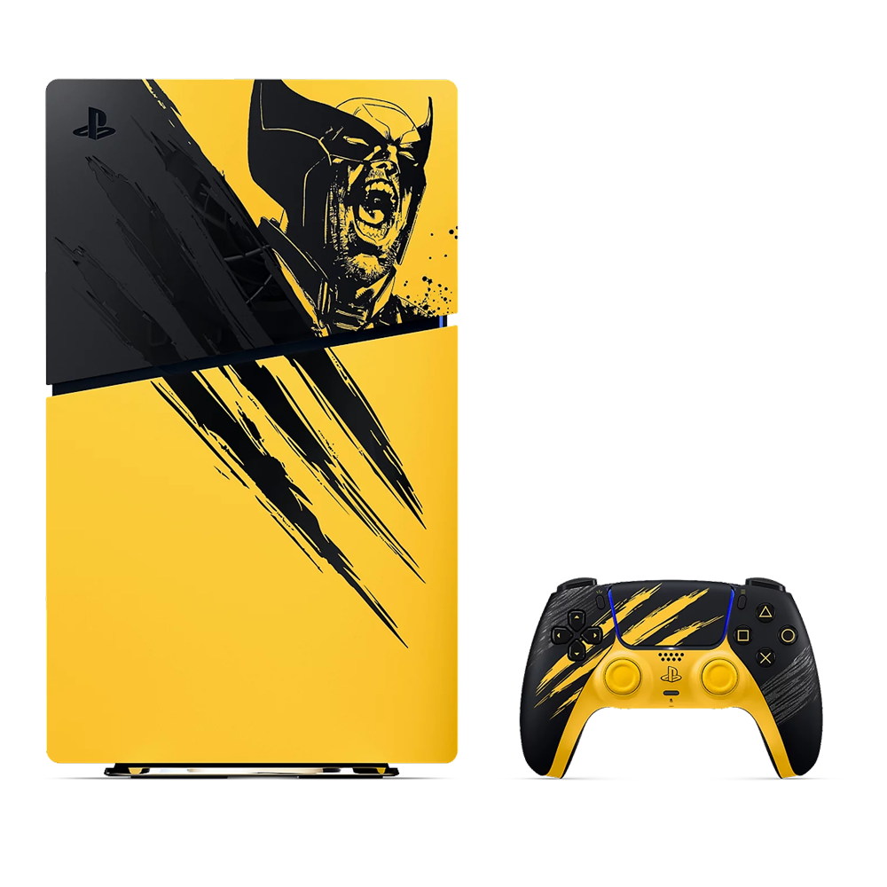Sony PlayStation 5 Digital Edition Marvel Wolverine Battle Yellow Limited Edition Oyun Konsolu Resmi Distribütör Garantili