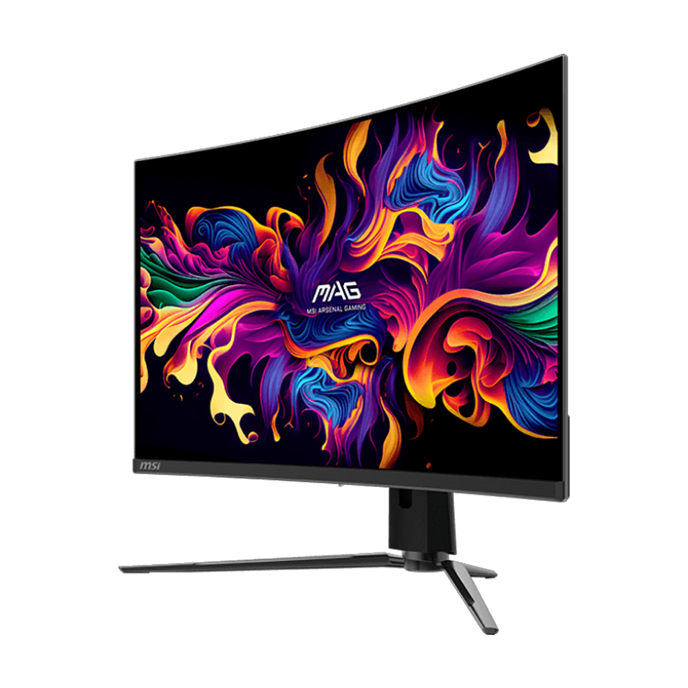 MSI MAG 321CUP QD-OLED 31.5 " 165Hz(OC) 0.03ms HDMI DP Type-C 15W G-Sync Premium Curved 1500R UHD QD-OLED Gaming Monitör