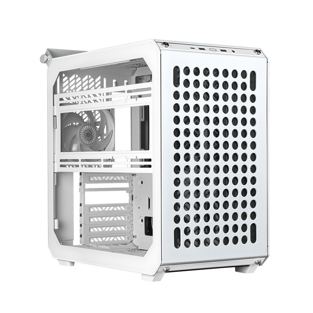 Cooler Master MasterBox Qube 500 TG Beyaz Modüler Panel E-ATX Kasa