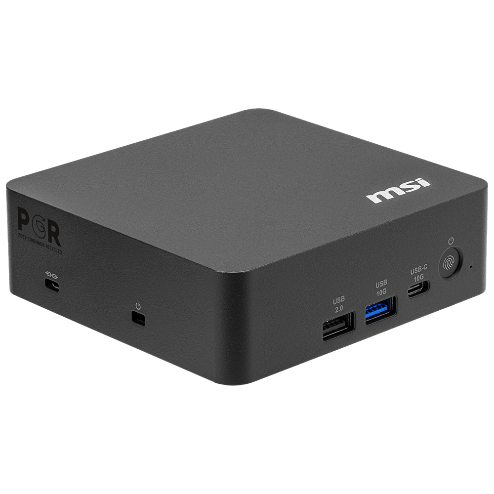 MSI CUBI NUC AI+ 3MG-004EU Core Ultra 5 322 16GB DDR5 512GB SSD W11PRO Siyah Mini PC