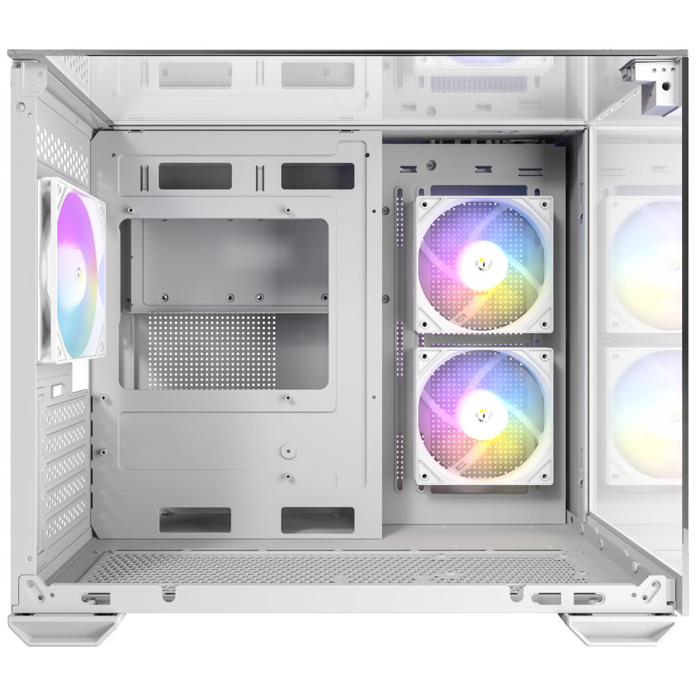 ANTEC CX60M Tempered Glass ARGB Beyaz mATX Bilgisayar Kasası