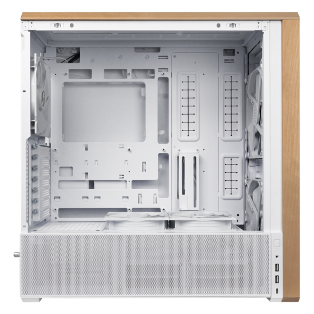 LIAN LI LANCOOL 217 Tempered Glass Type-C Beyaz E-ATX Mid Tower Kasa