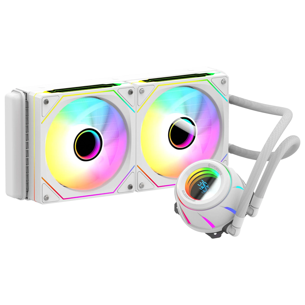 GameBooster BLADE 240W ARGB 240mm Beyaz İşlemci Sıvı Soğutucu