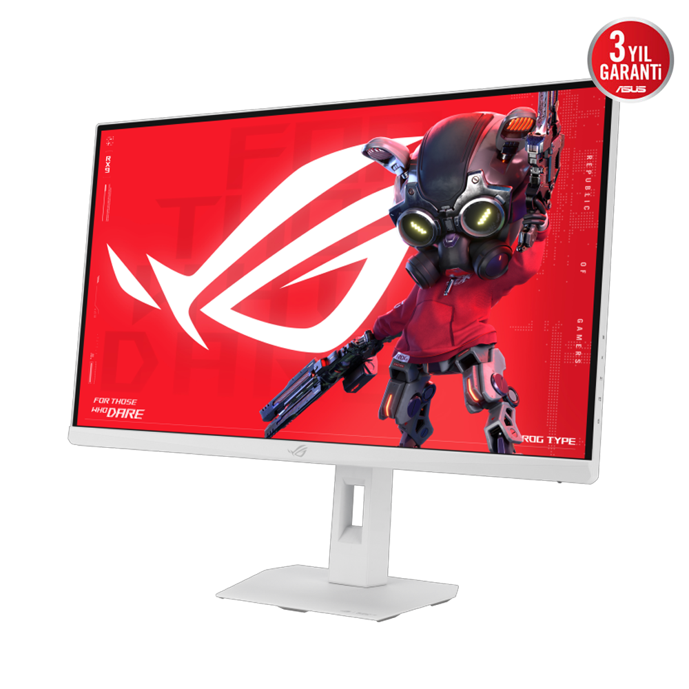 ASUS ROG Strix XG27ACMES-W 27" 255Hz(OC) 0.3ms USB-C HDMI DP Adaptive Sync HDR10 Pivot WQHD Fast IPS Gaming Monitör