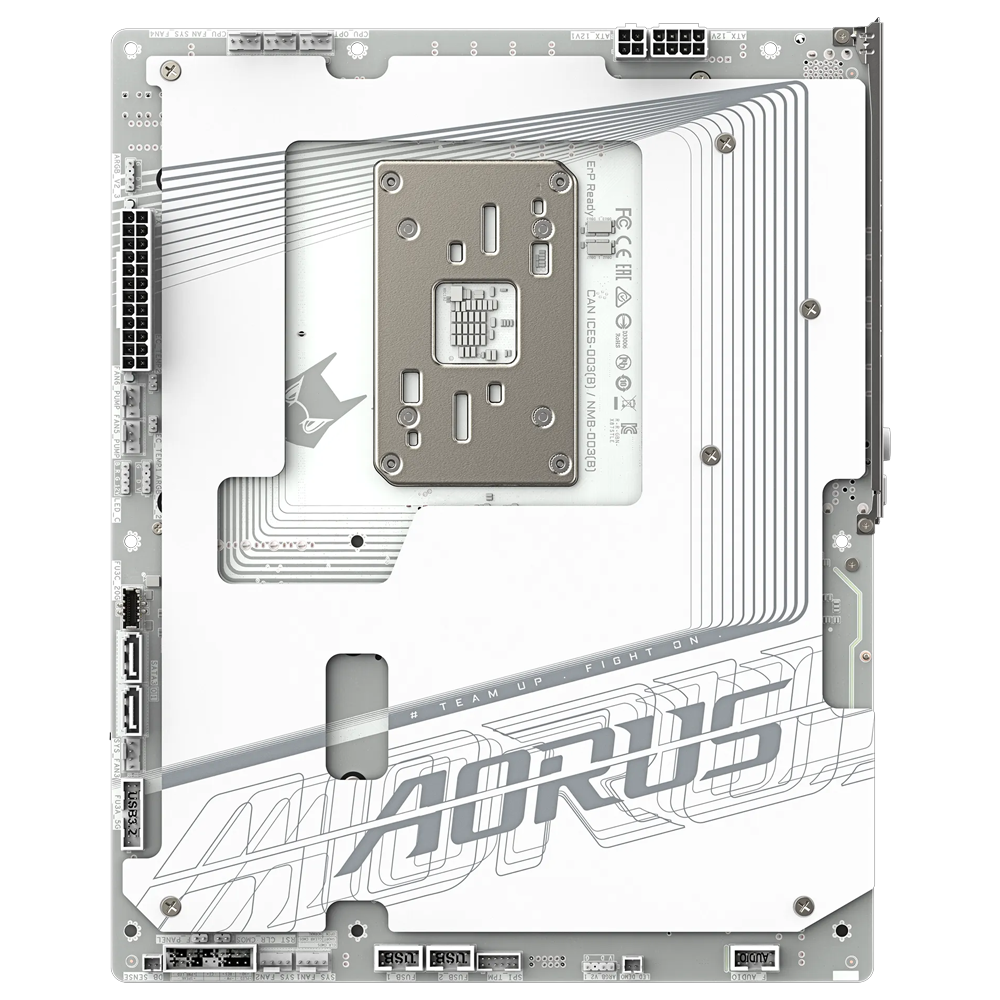 GIGABYTE X870 AORUS STEALTH ICE WIFI 8200MHz(OC) DDR5 Soket AM5 M.2 HDMI DP ATX Anakart