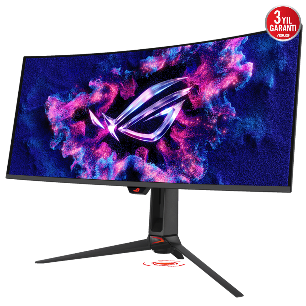 ASUS ROG STRIX PG34WCDN 34" 360Hz 0.03ms HDMI DP Adaptive Sync HDR500 Pivot WQHD OD-OLED Curved 1800R Gaming Monitör