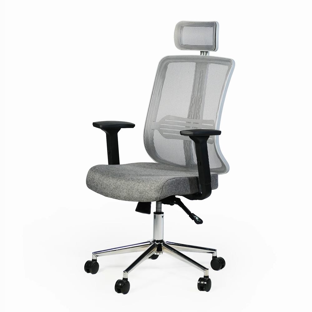Pixel Hero Fileli Gri Ergonomik Ofis Koltuğu
