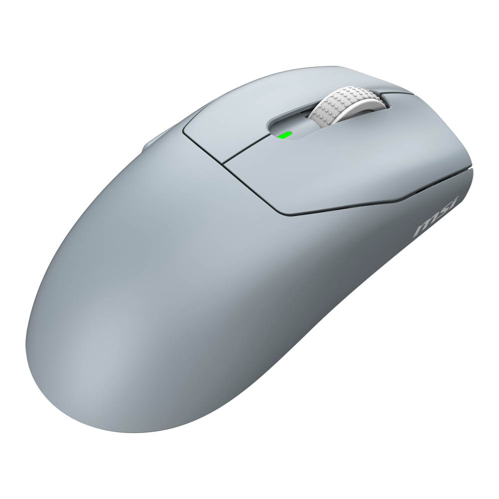 MSI FORGE GM340 Wireless 12000 DPI 1000Hz RGB Kablosuz Sky Gaming Mouse