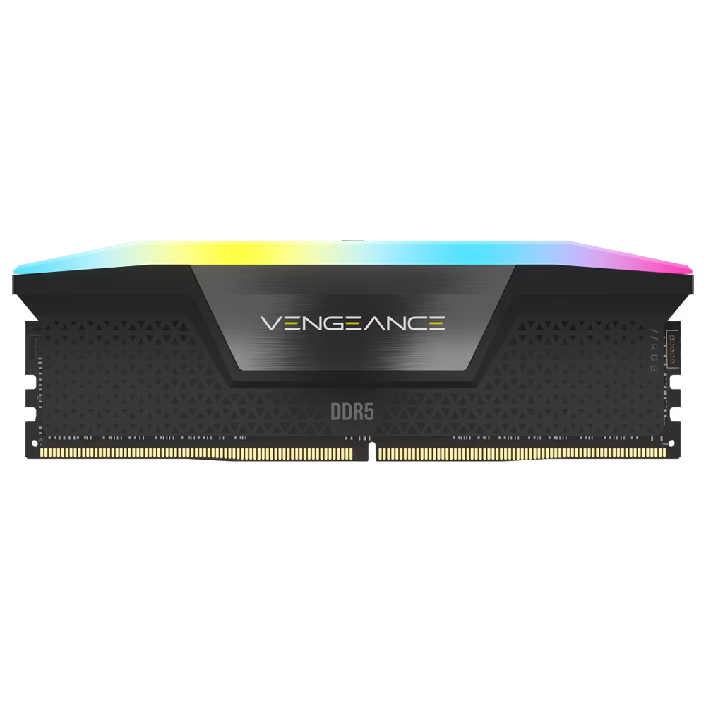 CORSAIR 32GB(2x16GB) Vengeance RGB 6000MHz CL38 DDR5 XMP Siyah Dual Kit Ram