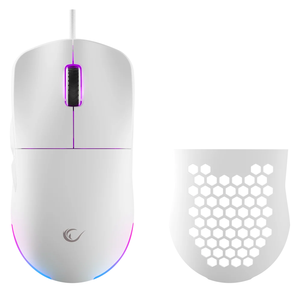  Rampage BLINK 12800DPI 1000Hz RGB Kablolu Beyaz Gaming Mouse