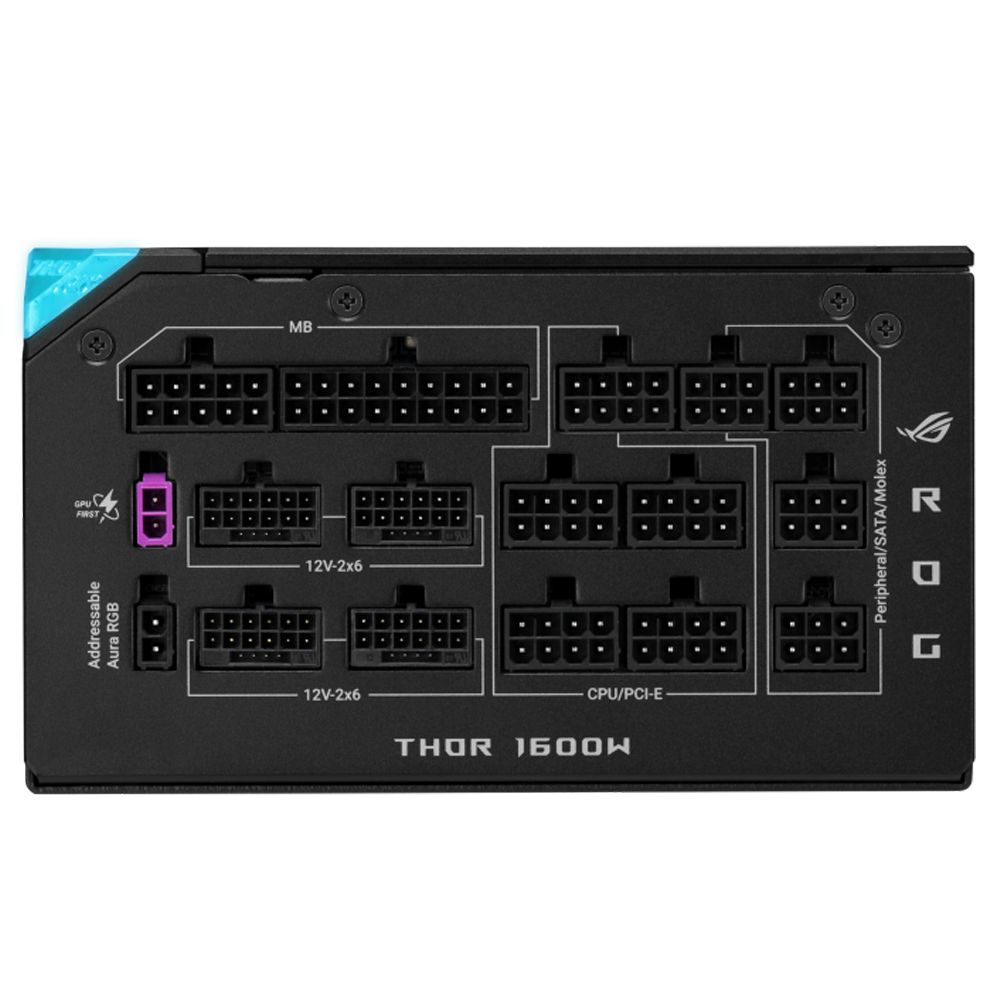 ASUS ROG THOR 1600T3 EVO ROG Equalizer 1600W 80+ Titanium ATX 3.1 Gen 5.1 Full Modüler PSU
